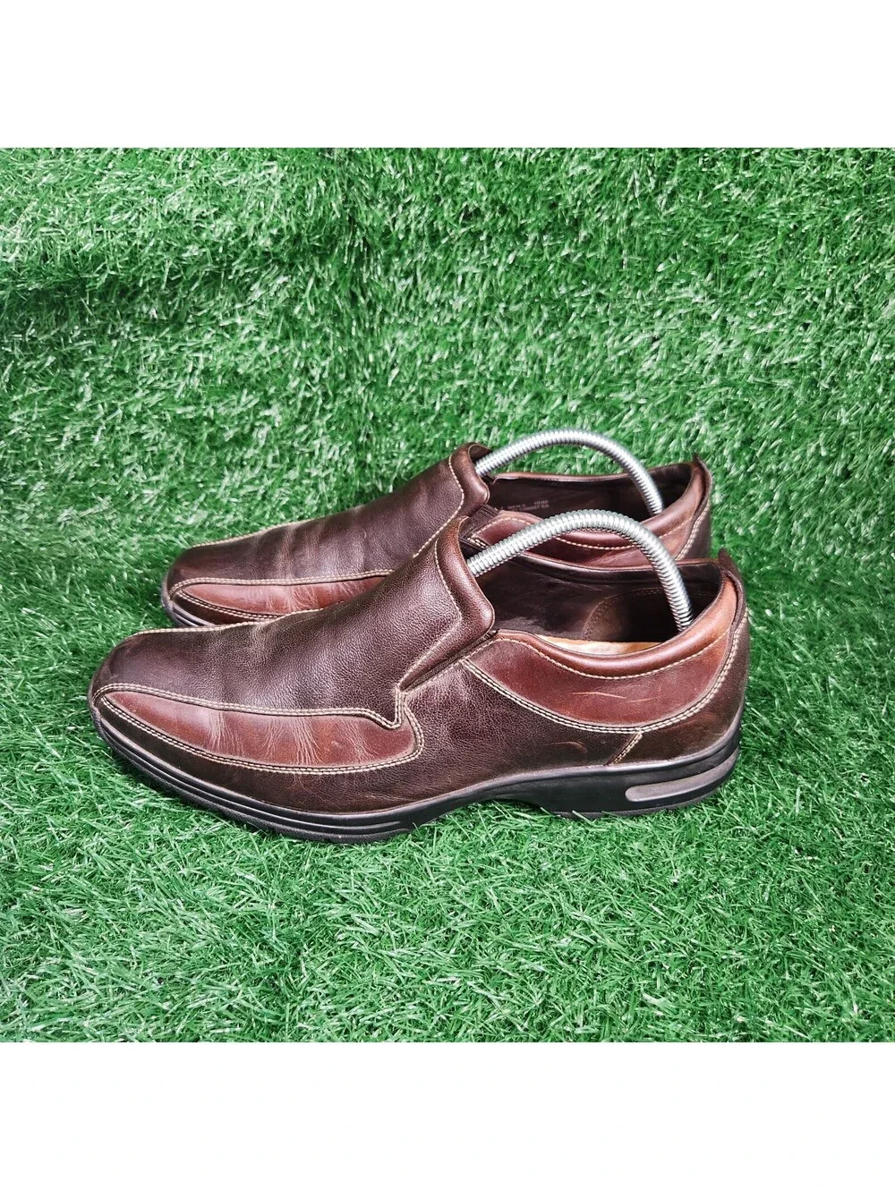 Cole Haan nike Air series Brown loafers 10.5 Mens Casual Slip On Driving Shoes